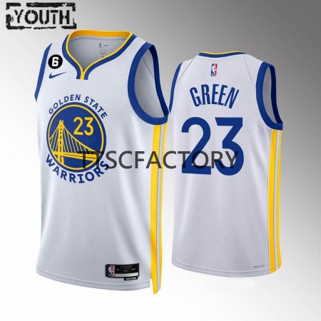 Dres Golden State Warriors Draymond Green 23 Nike 2022-23 Association Edition Bijela Swingman - Dječji